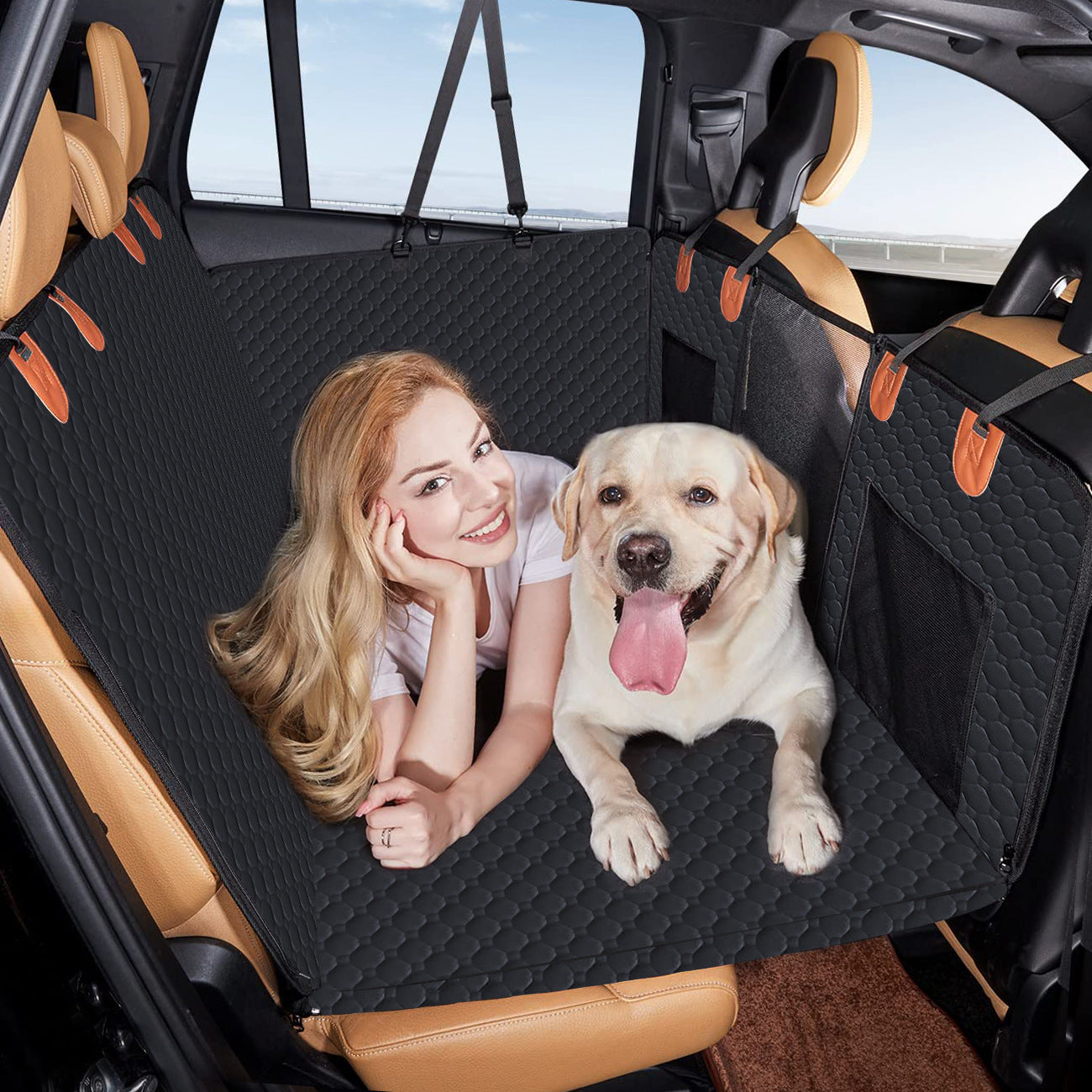 PAWDURA V3 Ultimate Protector™ - Hard Bottom Car Seat Protector